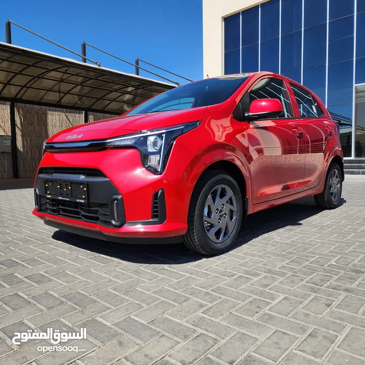 Kia Picanto 2024 الجديده كلياً- كفالة الوكيل الرسمي 5 سنوات وعقد صيانة 30,000 كم زيوت وفلاتر