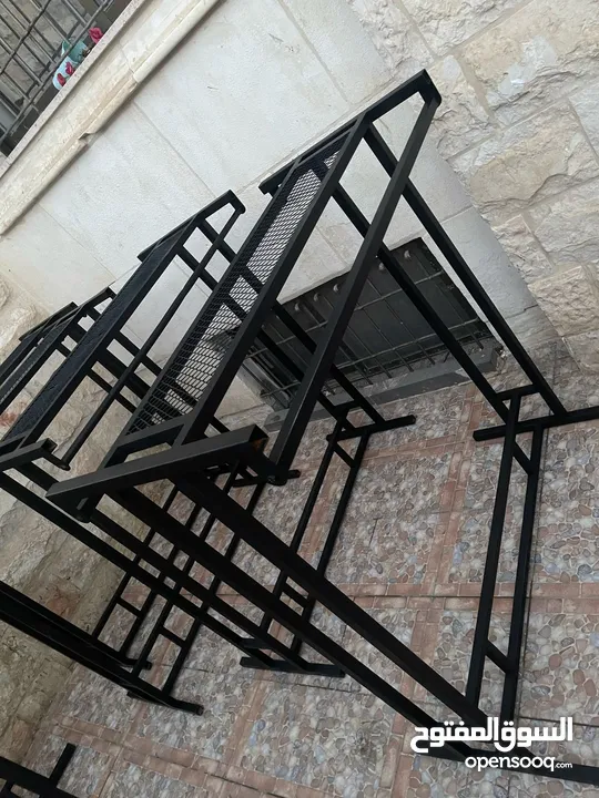 ستاندات ملابس حديد جديد  ستاندات عرض ملابس