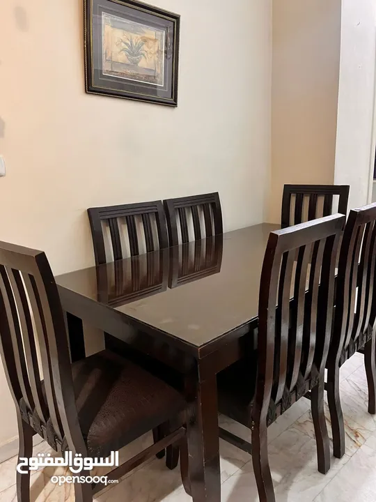 طاولة سفره 6 كراسي