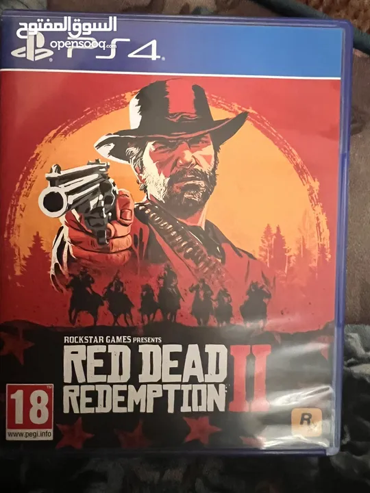 لعبتين red dead redemption 2 & assassin's creed valhalla للبدل
