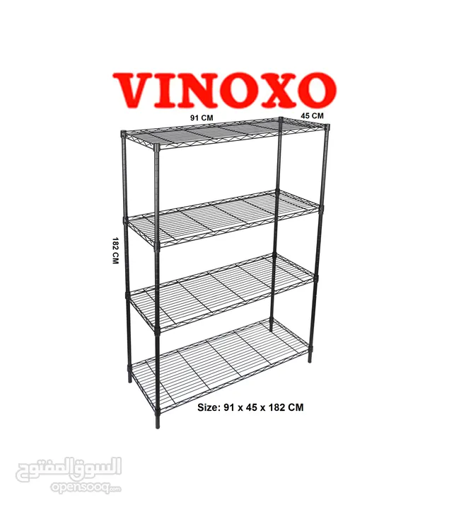 Chrome Coated Wire Shelving Units For Storage الرفوف للمخزن