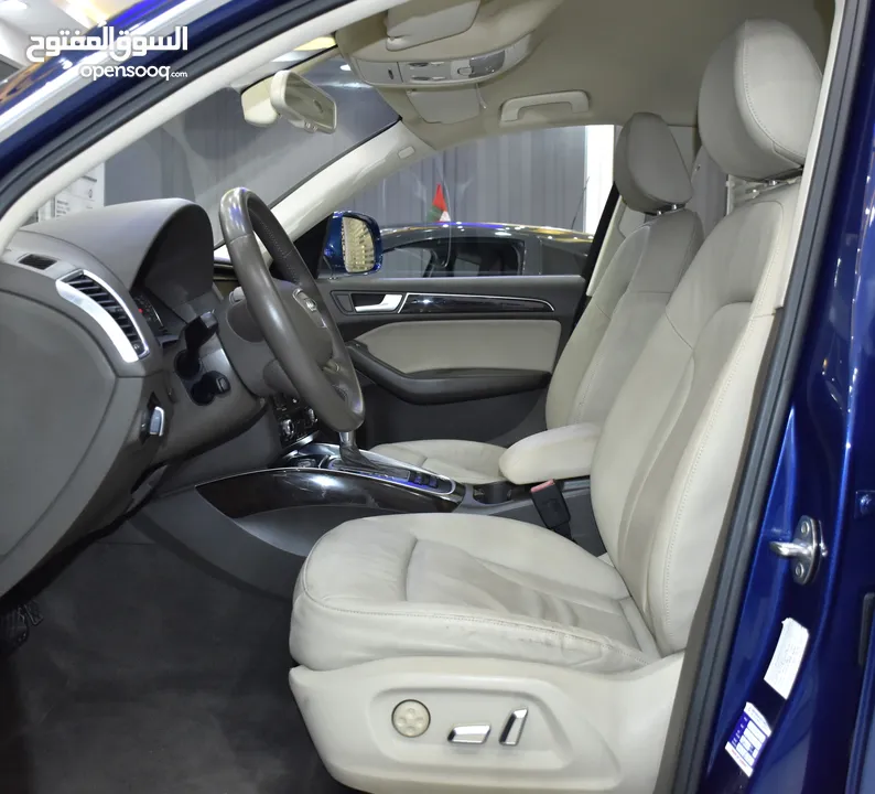 Audi Q5 2.0t Quattro ( 2014 Model ) in Blue Color GCC Specs