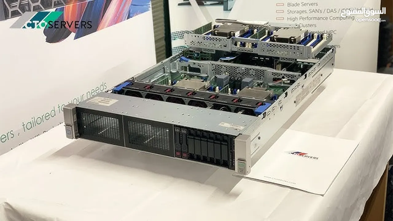 Server HPE DL560 GEN9, 72 Core , Memory 256GB DDR4, Hard Drive SSD 1.92 Enterprise Samsung x2