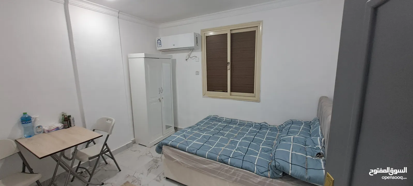 ستوديو مفروش للإيجار أبو حليفة  Furnitured Studio in Abu Halifa for Rent