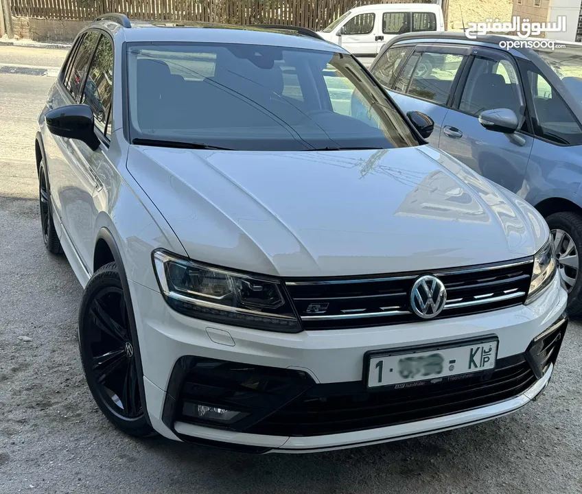 Volkswagen Tiguan R-Line Black Edition 2.0TSI 2021 اقل عداد في فلسطين ! 31000 كم فقط!