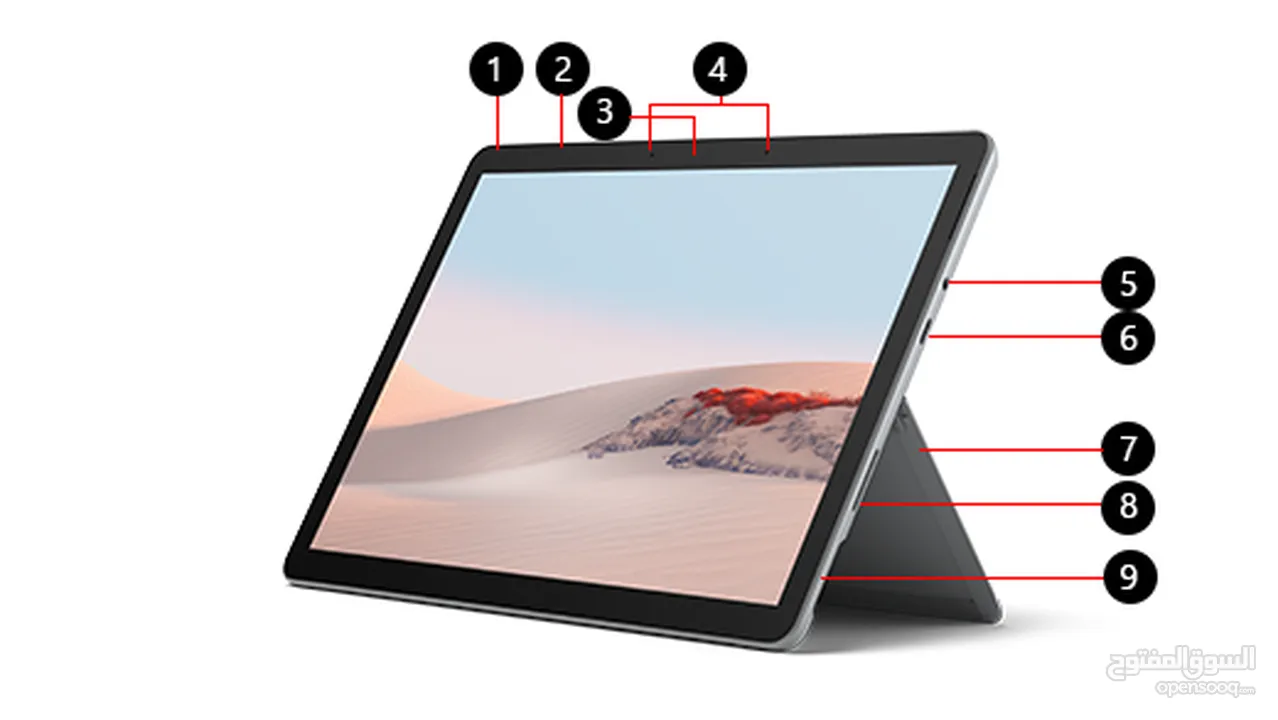 مطلوب جهاز Microsoft Surface Go 2 بالمواصفات التالية.