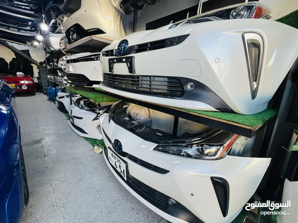 يتوفر قطع جميع القطع الواجهة اماميه تويوتا  بريوس 2019-2022  Toyota   prius 2019-2022