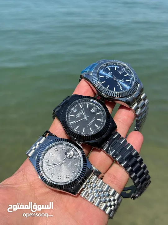 ساعات Rolex Datejust كوبي درجة أولى بتفاصيل دقيقة ولمسة فخامة واضحة. مكينة مكشوفة، كستك صب ثقيل،