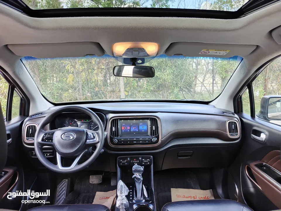 GAC GS3 جاك  موديل 2022 فحص كامل7 جيد ماشية ك 6  الف كيلو غرفة لون بني بحالة الوكالة محرك 1500 cc تي