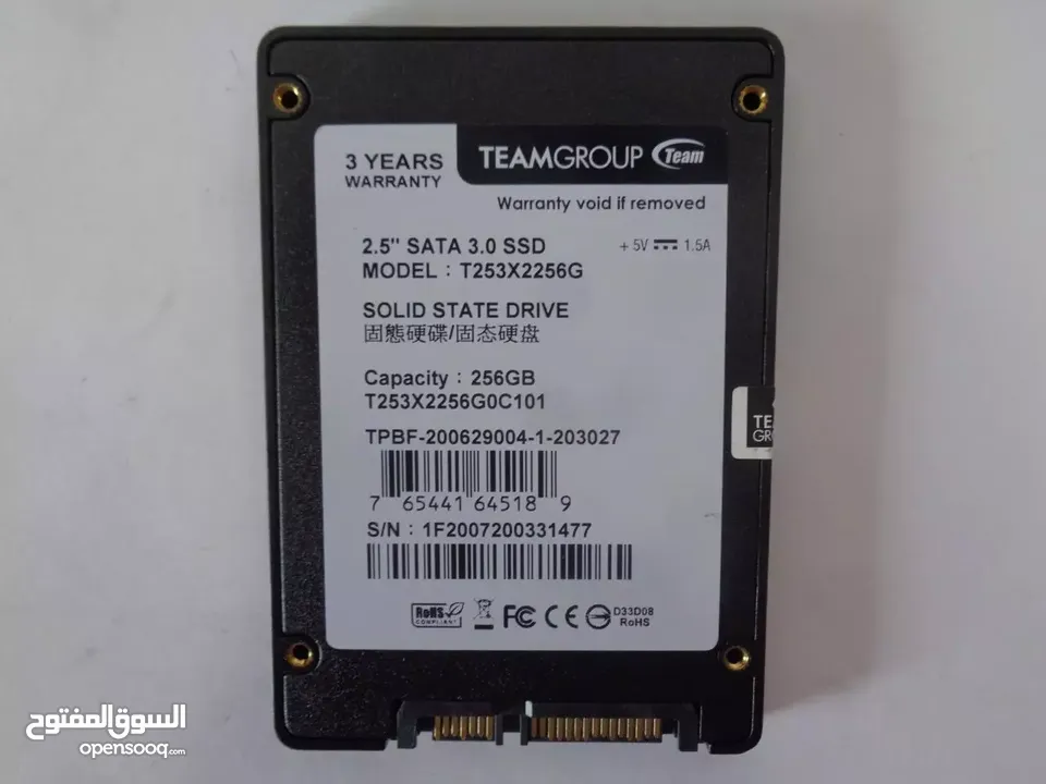 SSD TEAM GROUB 256GB السعر ثابت 8ريال