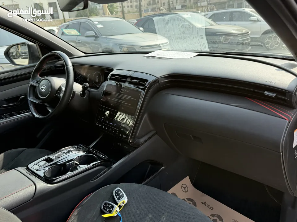 هونداي توسان NLine ترخيص 2022 محرك 1600 هايبرد plug in/يقطع على الشحنه 65 كيلو متر 271 حصان