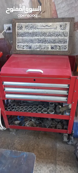 عدة مكانيك سيارات محل كامل للبيع