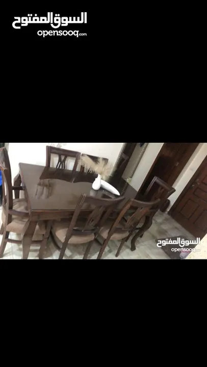 طاولة سفره زان 6كراسي