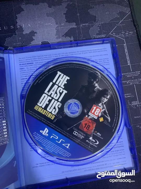 سي دي The last of us مستعمل بشكل خفيف