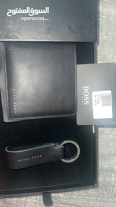 Hugo boss wallet and key ring