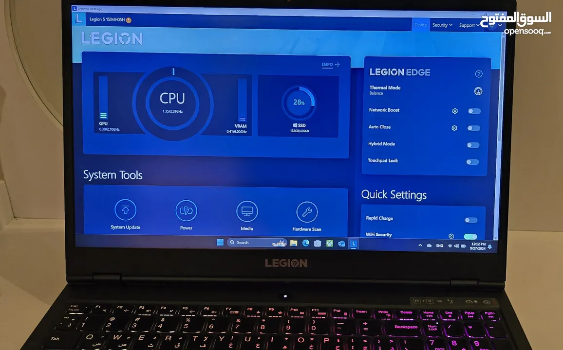 Lenovo Legion 5 15IMH05H 15.6