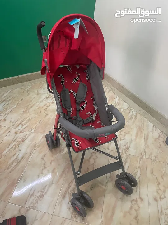 Baby stroller first step
