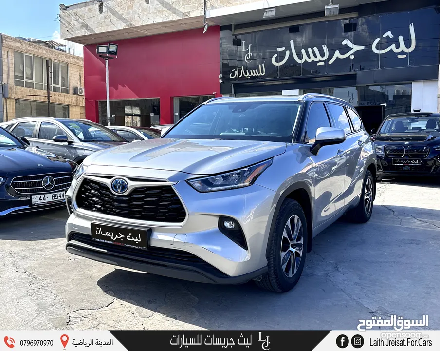 تويوتا هايلاندر هايبرد 2022 Toyota Highlander Hybrid GLE AWD