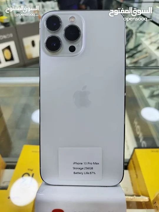 IPHONE 13 PRO MAX ( 256GB ) USED /// ايفون 13 برو ماكس ذاكرة 256 مستعمل وكاله