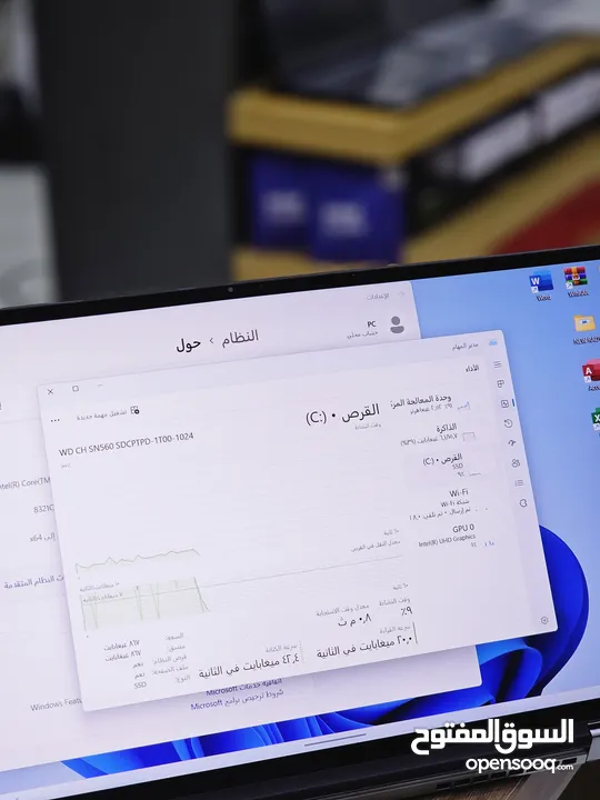 لابتوب وتابلت يدور 360 درجه بمصفات جدا عاليه core i7 Ram 16GB 1000SSD tutch 360