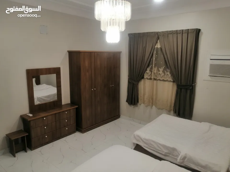 للايجار الشهري شقة غرفة وصالة مفروشة حي الخليج الرياض