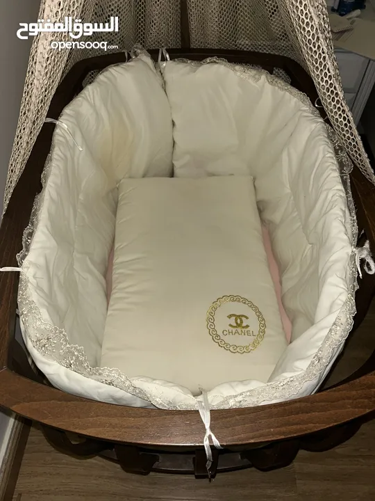 Wooden Baby Crib