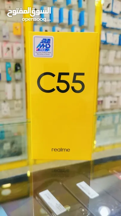 عرض خاص : Realme C55 256gb - هاتف جديد - ضمان وكيل سنة بأقل سعر من دكتور فون