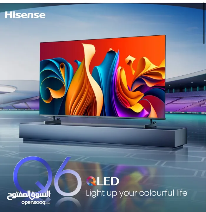 شاشه هايسينس QLED google tv وتدعم 120 hz