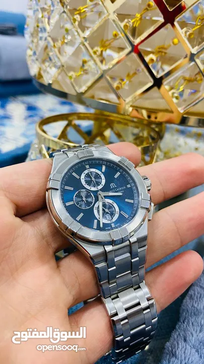 #Maurice_Lacroix SWISS MADE   موريس لاكروا.. البراند السويسري الفاخر حجم 44 كرونو قراف