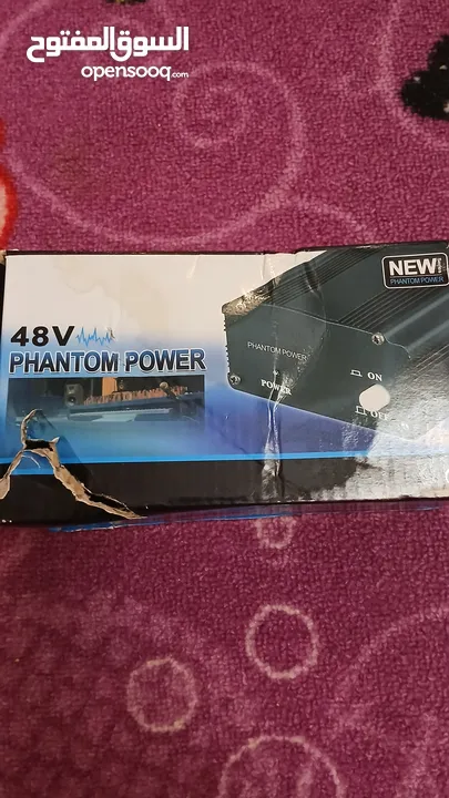 ادوات تسجيل مايك كوندينسر m800 مع كرت صوت v8 بحال  الوكاله استعمال قليل مع فانتوم بور جديد