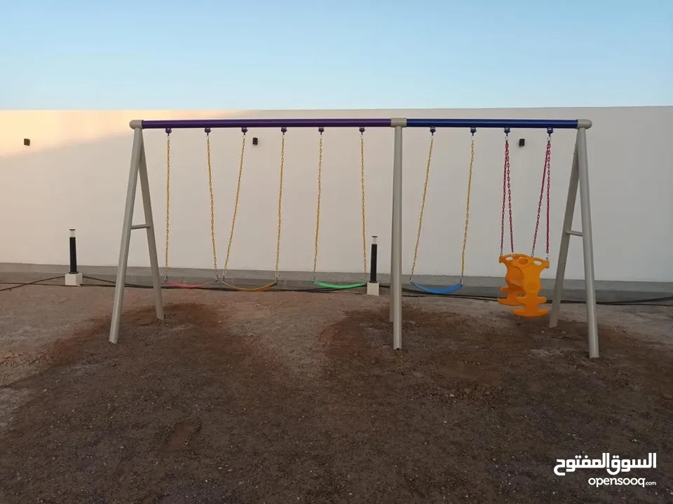 ألعاب مرجيح وزحليق جميع المقاسات  وتركيب جميع الالعاب الخشبية الحدائق مرجيحة وزحليق بمقاساتها