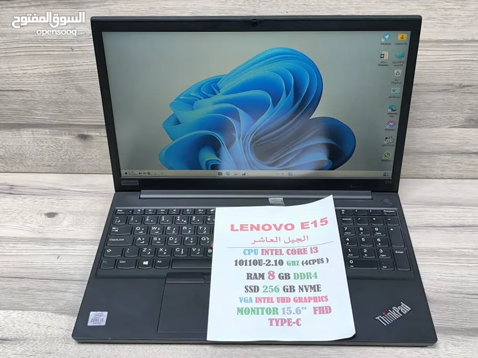 LENOVO E15 الجيل العاشر CPU INTEL CORE i3