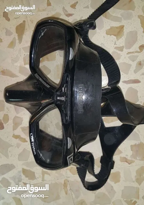 ماسك غطس احترافي aqua lung
