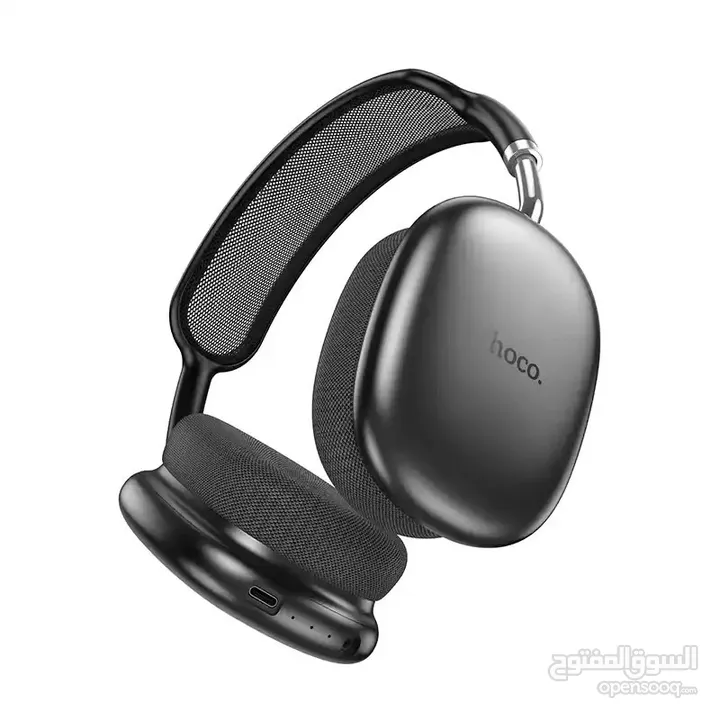 Hoco W55 Plus (ANC) سماعات هوكو  مع خاصية غزل الضوضاء المحيطة و ساعات تشغيل تصل الى 65 ساعة متواصلة
