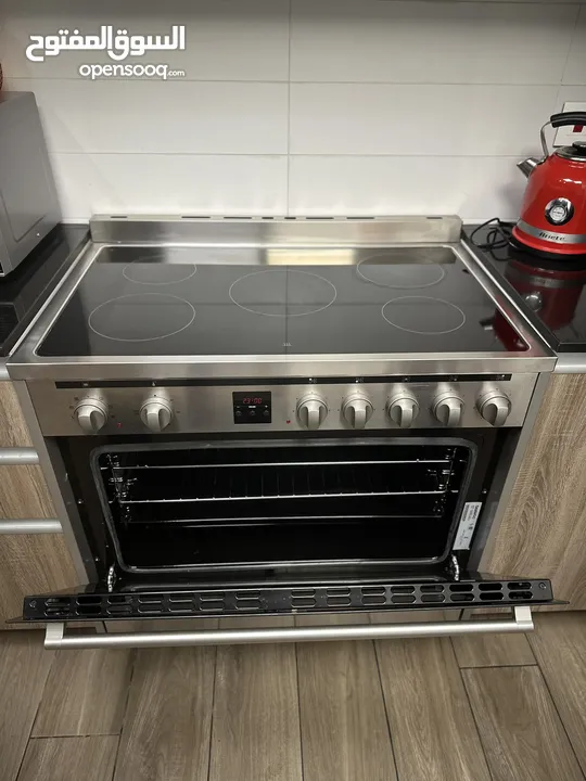 Daewoo Ceramic Cooker, 5 burners, 90 * 60cm  65L Electric Oven