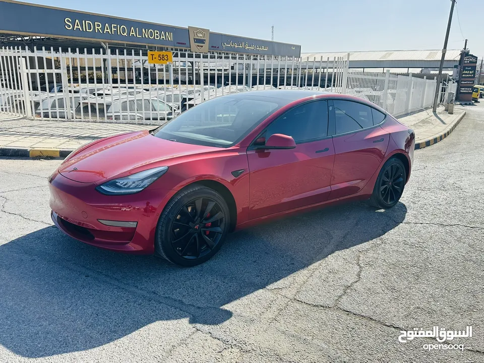 تسلا MODEL 3 موديل 2020  ستاندر بلس حرره خمري مميزه