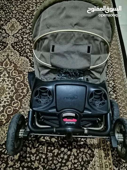 عرباية أطفال  Elevenflo + Car seat، عرباية توأم ماركة Juniers