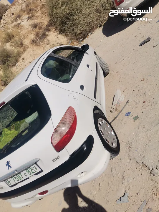 بيجو 206 موديل 2007 جير عادي ماتور 1400