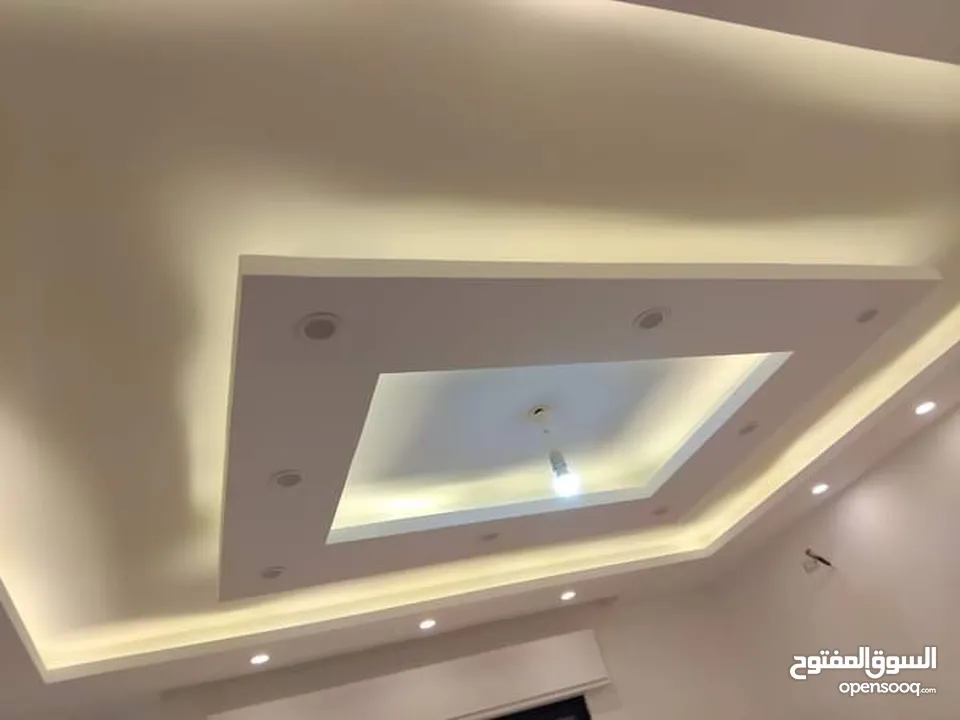 ديكورات جبس بورد ودهان وبديل خشب ورخام وشي بورد وكهربا
