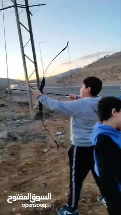بكج قوس وأسهم وواقيات وحمالة