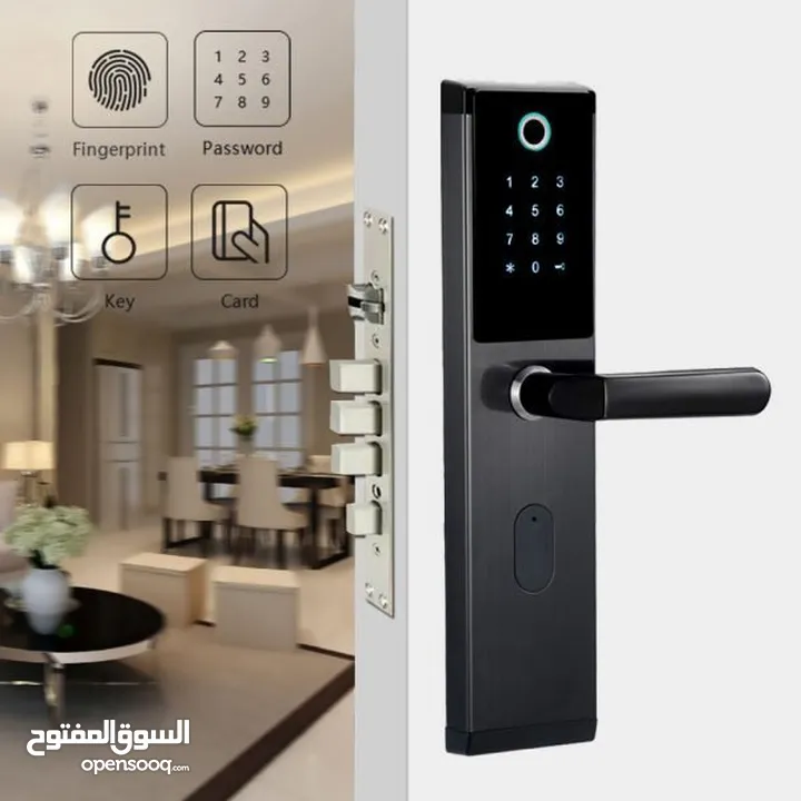 smart lock door - نظام قفل الباب الذكي للابواب مع الانظمة العبقرية للشركات والمكاتب والبنوك والمنازل