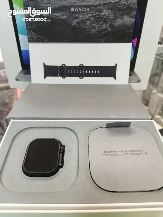Apple Watch Ultra 2 Black Edition بطاريه 100% مشحونه مرتين