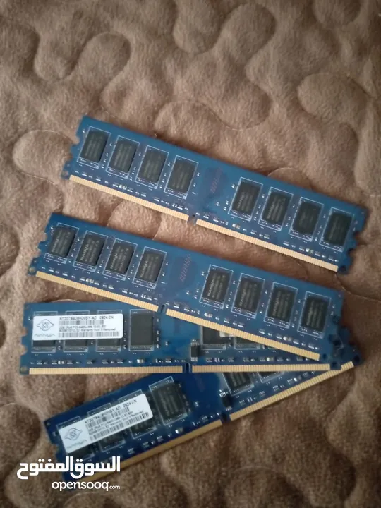 رام RAM DDR2 2G