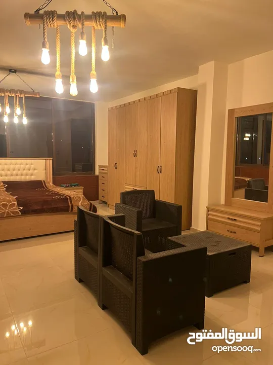 استوديو مفروش للايجار ضاحية الريحان