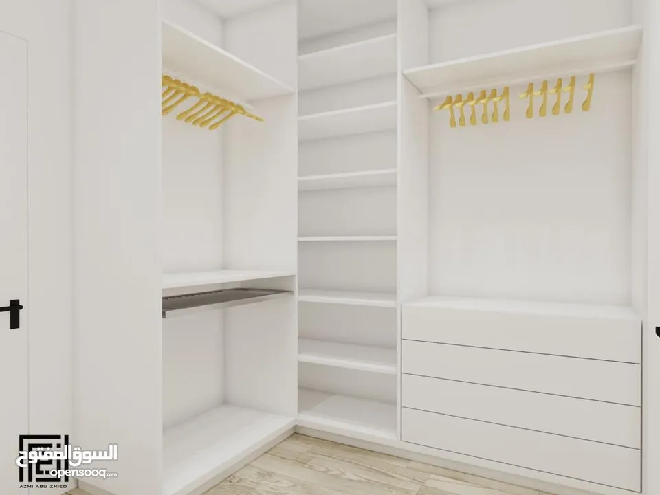 شقة مميزة بإطلالة مميزة مشطبة لغاية القصارة مع تصميم ديكور داخلي