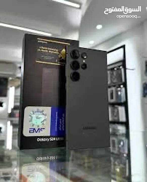 جالاكسي S24 Ultra جديد كفالة الوكيل الرسمي BMS (1TB /512GB/256GB)