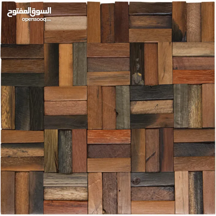 ديكور خشب خام 3D