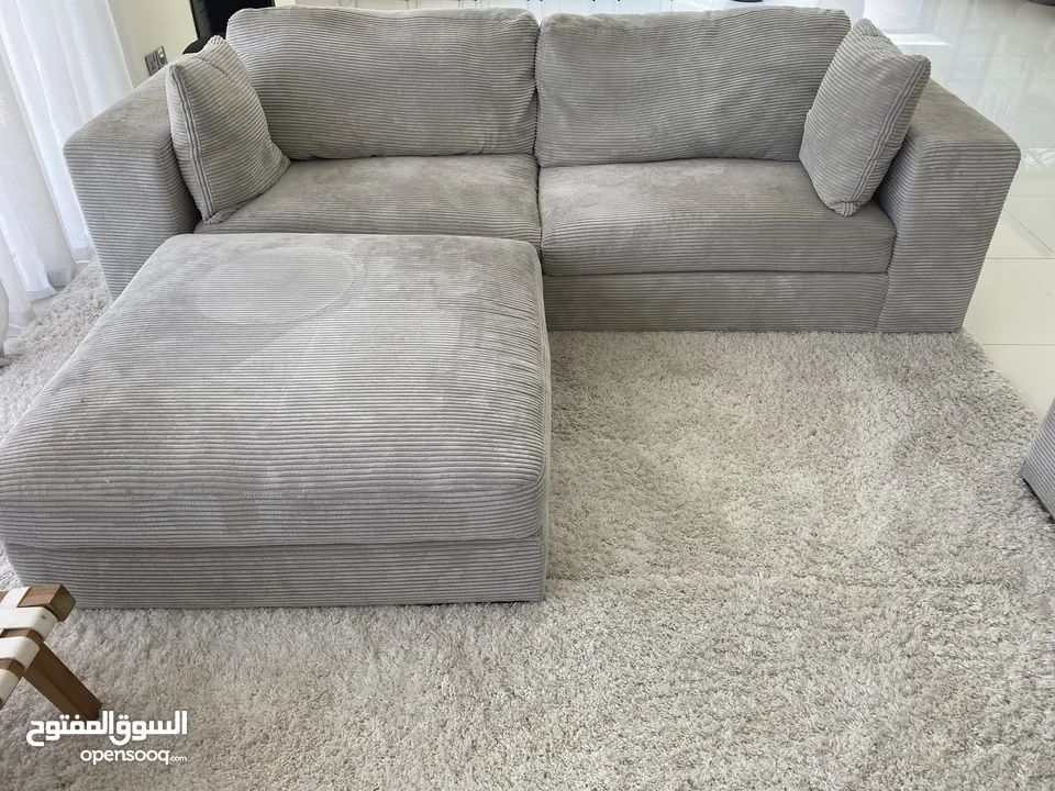 Grey Fabric Sofa