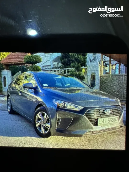 سيارة هونداي أيونك هايبرد بنزين وكهرباء  فحص كامل اقتصادية جداً موديل 2019 للبيع
