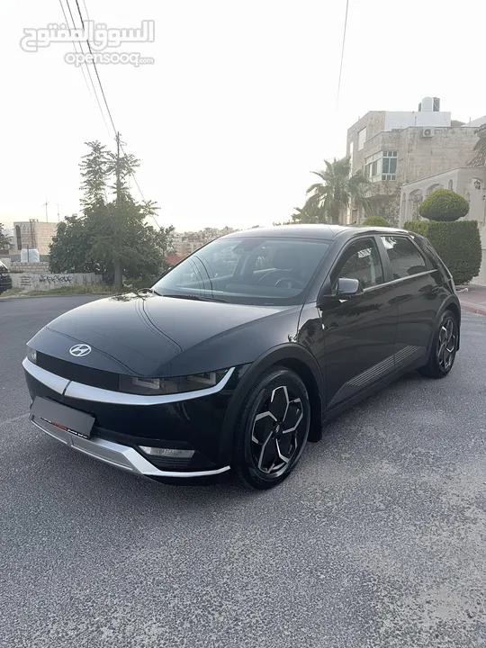 هيونداي ايونيك 5 2022 كهربا فحص كامل وارد كوريا  عداد قليل تقطع 500 بالشحنة البطارية  بحالة الوكالة